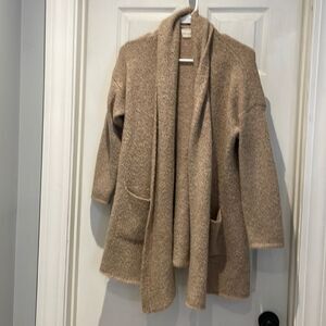 Dreamers open front cardigan with pockets SZ S/M